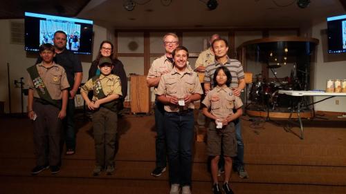 2nd Class Advancement at Troop Court of Honor - May, 2023