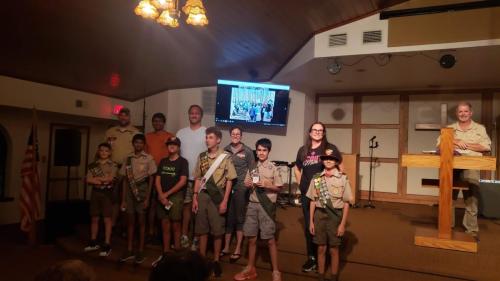 Star Advancement at Troop Court of Honor - May, 2023