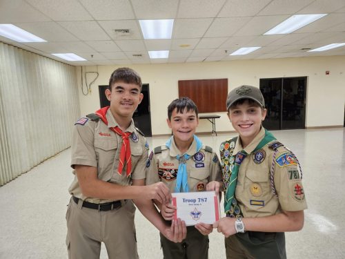 Troop 787 Leads AOL First Aid Adventure at Pack 46 AOL Den Meeting October 2025