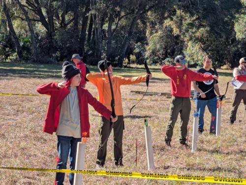 Camporee at Camp Rybolt 2024 December
