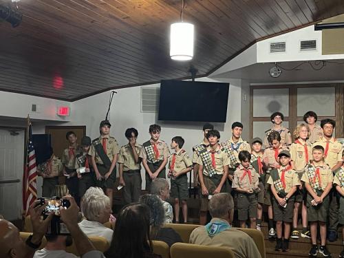 Troop Court of Honor 9/17/2024